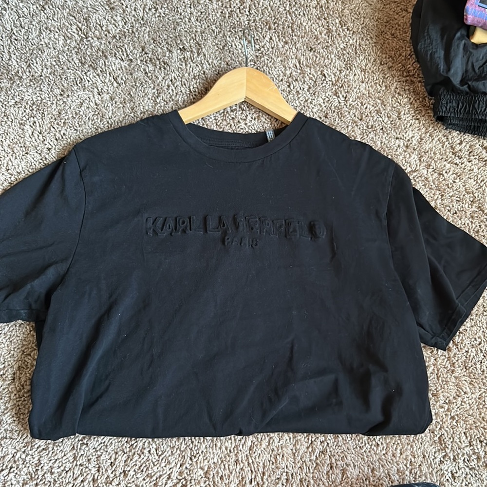 Karl Lagerfeld Paris Black Tee